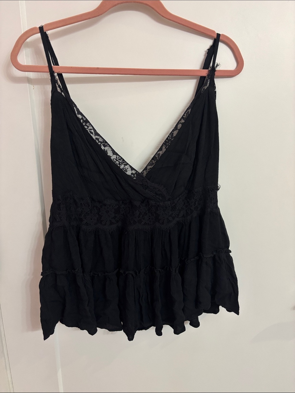 Forever 21 Black Textured Top